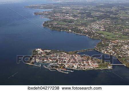 Stock Photo - Lindau im Bodensee, Schwaben, Bayern, Deutschland, Europa. Fotosearch