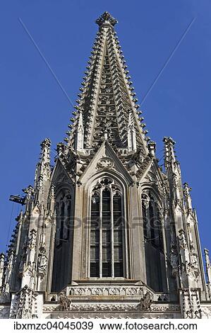 Linke Turmspitze vom Regensburger Dom, fertiggestellt 1859, Regensburg, Oberpfalz, Bayern, Deutschland, Europa View Large Photo Image Stock Photo - Linke Turmspitze vom Regensburger Dom, fertiggestellt 1859, Regensburg, Oberpfalz, Bayern, Deutschland, Europa. Fotosearch