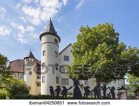 Lohrer Schloss mit Spessartmuseum, Lohr am Main, Spessart, Unterfranken, Franken, Bayern, Deutschland, Europa View Large Photo Image Stock Image - Lohrer Schloss mit Spessartmuseum, Lohr am Main, Spessart, Unterfranken, Franken, Bayern, Deutschland, Europa. Fotosearch