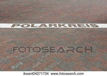 Markierung, nordlicher Polarkreis, Weihnachtsmanndorf, Rovaniemi, Lappland, Finnland, Europa View Large Photo Image Picture - Markierung, nordlicher Polarkreis, Weihnachtsmanndorf, Rovaniemi, Lappland, Finnland, Europa. Fotosearch