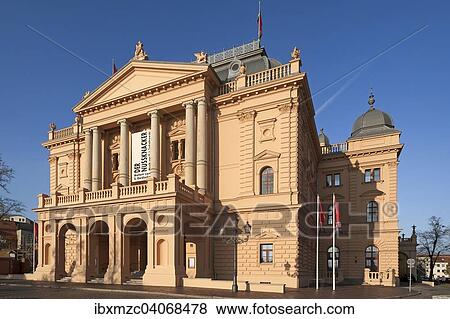 Mecklenburgisches Staatstheater Schwerin, im Stil der italienischen Hochrenaissance, 1886, Schwerin, Mecklenburg-Vorpommern, Deutschland, Europa View Large Photo Image Stock Photo - Mecklenburgisches Staatstheater Schwerin, im Stil der italienischen Hochrenaissance, 1886, Schwerin, Mecklenburg-Vorpommern, Deutschland, Europa. Fotosearch