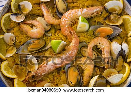Meeresfruchte-Paella, La Gomera, Kanarische Inseln, Spanien, Europa View Large Photo Image Stock Image - Meeresfruchte-Paella, La Gomera, Kanarische Inseln, Spanien, Europa. Fotosearch