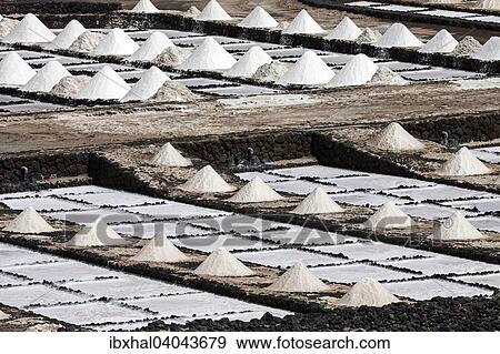 Meersalzgewinnung, Salinen von Janubio, Salinas de Janubio, Lanzarote, Kanarische Inseln, Spanien, Europa View Large Photo Image Stock Photo - Meersalzgewinnung, Salinen von Janubio, Salinas de Janubio, Lanzarote, Kanarische Inseln, Spanien, Europa. Fotosearch