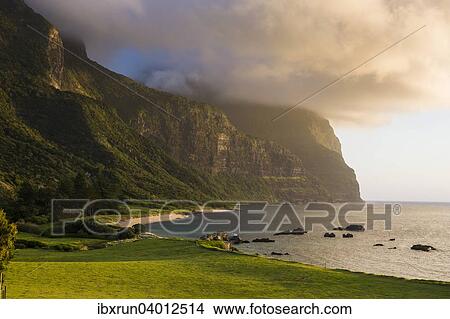 Mount Lidgbird und Mount Gower im Abendlicht, Lord Howe Island, New South Wales, Australien, Ozeanien View Large Photo Image Picture - Mount Lidgbird und Mount Gower im Abendlicht, Lord Howe Island, New South Wales, Australien, Ozeanien. Fotosearch