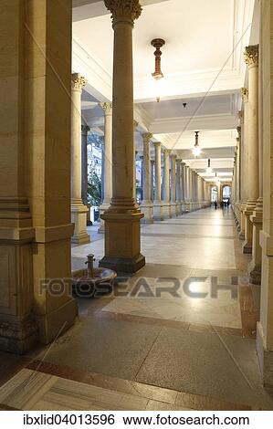 Muhlbrunnkolonnade, Mlynska kolonada, Karlsbad, Karlovy Vary, Tschechische Republik View Large Photo Image Stock Photograph - Muhlbrunnkolonnade, Mlynska kolonada, Karlsbad, Karlovy Vary, Tschechische Republik. Fotosearch