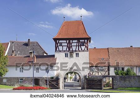 Oberes Tor, Lauda, Baden-Wurttemberg, Deutschland, Europa View Large Photo Image Stock Photograph - Oberes Tor, Lauda, Baden-Wurttemberg, Deutschland, Europa. Fotosearch