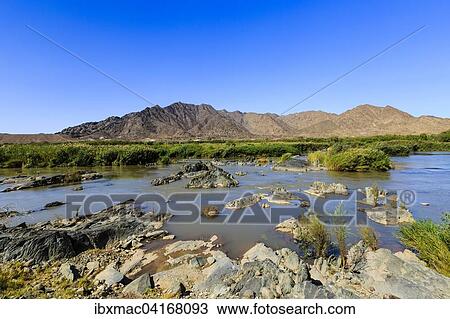 Oranje, Grenzfluss zwischen Namibia und Sudafrika, Namibia, Afrika View Large Photo Image Stock Image - Oranje, Grenzfluss zwischen Namibia und Sudafrika, Namibia, Afrika. Fotosearch