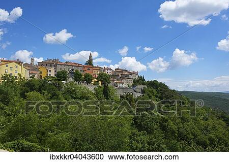 Ortsansicht, Labin, Istrien, Kroatien, Europa View Large Photo Image Stock Image - Ortsansicht, Labin, Istrien, Kroatien, Europa. Fotosearch
