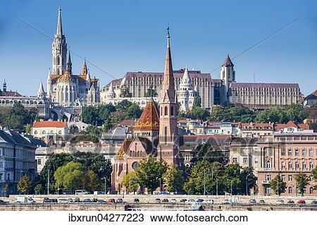 Panoramablick von Buda, Fischerbastei und Matthiaskirche, Budapest, Ungarn, Europa View Large Photo Image Stock Image - Panoramablick von Buda, Fischerbastei und Matthiaskirche, Budapest, Ungarn, Europa. Fotosearch