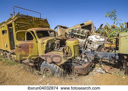 Picture - Panzerfriedhof, Asmara, Eritrea, Afrika. Fotosearch