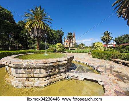 Parlamentsgarten, hinten Christuskirche, Windhuk, Namibia, Afrika View Large Photo Image Stock Photograph - Parlamentsgarten, hinten Christuskirche, Windhuk, Namibia, Afrika. Fotosearch