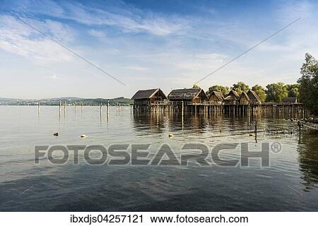Pfahlbauten, Pfahlbaumuseum Unteruhldingen, UNESCO-Weltkulturerbe, Bodensee, Baden-Wurttemberg, Deutschland, Europa View Large Photo Image Stock Image - Pfahlbauten, Pfahlbaumuseum Unteruhldingen, UNESCO-Weltkulturerbe, Bodensee, Baden-Wurttemberg, Deutschland, Europa. Fotosearch