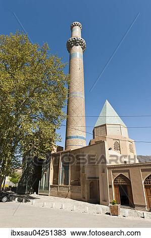 Pilgerstatte, Minarett, Abd-al Samad-Mausoleum, Natanz, Provinz Isfahan, Iran View Large Photo Image Stock Image - Pilgerstatte, Minarett, Abd-al Samad-Mausoleum, Natanz, Provinz Isfahan, Iran. Fotosearch