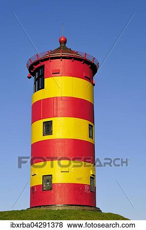 Pilsumer Leuchtturm, Pilsum, Ostfriesland, Niedersachsen, Deutschland, Europa View Large Photo Image Stock Photo - Pilsumer Leuchtturm, Pilsum, Ostfriesland, Niedersachsen, Deutschland, Europa. Fotosearch