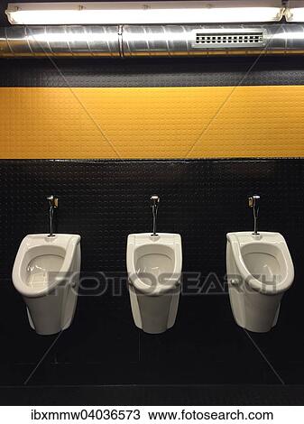 Pissoirs auf Herrentoilette View Large Photo Image Stock Image - Pissoirs auf Herrentoilette. Fotosearch