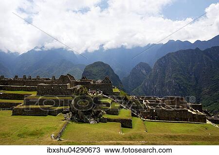Plaza Principal, Hauptplatz, Ruinenstadt, Inkastadt Machu Picchu, UNESCO-Weltkulturerbe, Urubambatal, Provinz Cusco, Peru, Sudamerika View Large Photo Image Stock Image - Plaza Principal, Hauptplatz, Ruinenstadt, Inkastadt Machu Picchu, UNESCO-Weltkulturerbe, Urubambatal, Provinz Cusco, Peru, Sudamerika. Fotosearch