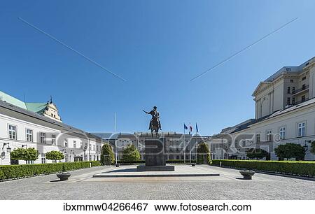 Stock Photo - Prasidentenpalast, Altstadt, Warschau, Masowien, Polen, Europa. Fotosearch