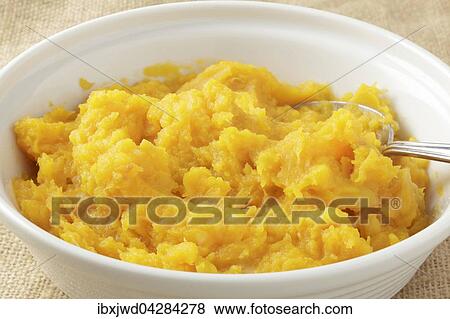 Puree aus Butternut-Kurbis View Large Photo Image Stock Photo - Puree aus Butternut-Kurbis. Fotosearch