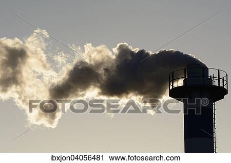 Rauch aus einem Industrie-Schornstein, Ystad, Skane lan, Schweden, Europa View Large Photo Image Stock Image - Rauch aus einem Industrie-Schornstein, Ystad, Skane lan, Schweden, Europa. Fotosearch