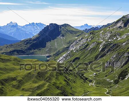 Ravensburger Hutte mit Spuller See, Lechquellengebirge, Osterreich, Europa View Large Photo Image Stock Image - Ravensburger Hutte mit Spuller See, Lechquellengebirge, Osterreich, Europa. Fotosearch