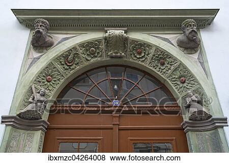 Renaissanceportal von 1578, Peterstrasse, Gorlitz, Oberlausitz, Sachsen, Deutschland, Europa View Large Photo Image Stock Photo - Renaissanceportal von 1578, Peterstrasse, Gorlitz, Oberlausitz, Sachsen, Deutschland, Europa. Fotosearch