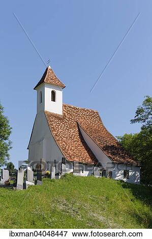 Stock Photo - Romanische Pfarrkirche Gussing, Gussing, Stremtal, Sudburgenland, Burgenland, Osterreich, Europa. Fotosearch