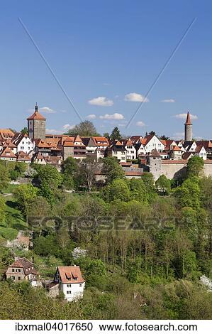 Rothenburg ob der Tauber, Romantische Strasse, Franken, Bayern, Deutschland, Europa View Large Photo Image Stock Image - Rothenburg ob der Tauber, Romantische Strasse, Franken, Bayern, Deutschland, Europa. Fotosearch