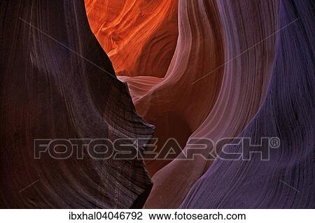 Sandsteinformation im Lower Antelope Canyon, Slot Canyon, Page, Arizona, USA, Nordamerika View Large Photo Image Stock Image - Sandsteinformation im Lower Antelope Canyon, Slot Canyon, Page, Arizona, USA, Nordamerika. Fotosearch