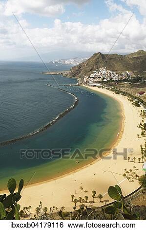 Sandstrand Playa de las Teresitas, San Andres, La Montanita, Teneriffa, Kanaren, Spanien, Europa View Large Photo Image Stock Photograph - Sandstrand Playa de las Teresitas, San Andres, La Montanita, Teneriffa, Kanaren, Spanien, Europa. Fotosearch