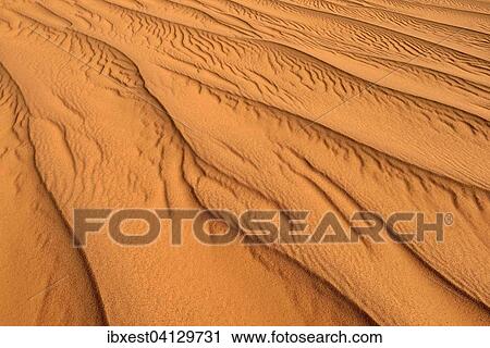 Sandwellen, Muster, Oberflachenstruktur einer Sanddune, Tassili n'Ajjer, Sahara, Algerien, Afrika View Large Photo Image Stock Image - Sandwellen, Muster, Oberflachenstruktur einer Sanddune, Tassili n'Ajjer, Sahara, Algerien, Afrika. Fotosearch