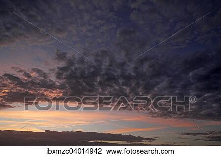 Schafchenwolken, Altocumulus, am Abendhimmel, Deutschland, Europa View Large Photo Image Stock Image - Schafchenwolken, Altocumulus, am Abendhimmel, Deutschland, Europa. Fotosearch