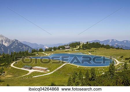 Stock Photo - Schafkogelsee, Hutterer Hoss, Totes Gebirge, Oberosterreich, Osterreich, Europa. Fotosearch