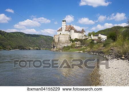 Schloss Schonbuhel, Donau, Wachau, Mostviertel, Niederosterreich, Osterreich, Europa View Large Photo Image Stock Photo - Schloss Schonbuhel, Donau, Wachau, Mostviertel, Niederosterreich, Osterreich, Europa. Fotosearch