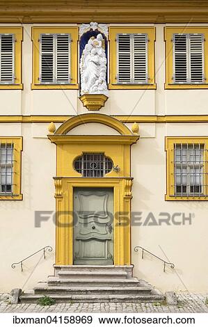 Stock Photo - Schwarzenberg-Palais, Frickenhausen am Main, Mainfranken, Unterfranken, Franken, Bayern, Deutschland, Europa. Fotosearch