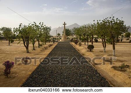 Stock Photograph - Soldatenfriedhof, Keren, Eritrea, Afrika. Fotosearch