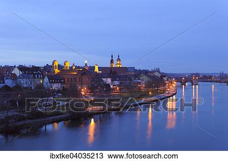 Stadtansicht, Kitzingen, Unterfranken, Bayern, Deutschland, Europa View Large Photo Image Stock Image - Stadtansicht, Kitzingen, Unterfranken, Bayern, Deutschland, Europa. Fotosearch