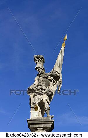 Statue des heiligen Florian, Salzburg, Osterreich, Europa View Large Photo Image Stock Photo - Statue des heiligen Florian, Salzburg, Osterreich, Europa. Fotosearch