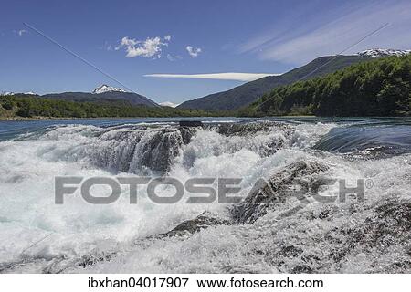 Stromschnellen des Rio Baker, Cochrane, Region de Aysen, Chile, Sudamerika View Large Photo Image Stock Photo - Stromschnellen des Rio Baker, Cochrane, Region de Aysen, Chile, Sudamerika. Fotosearch