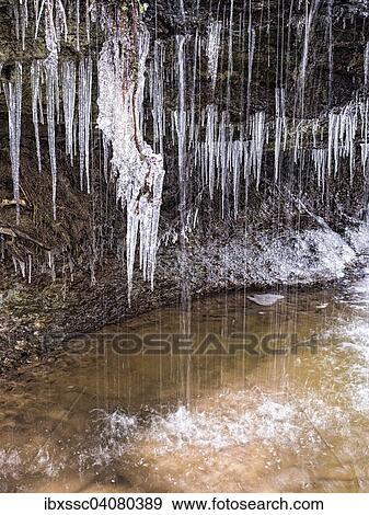 Strumpfelbach mit Eiszapfen im Winter, Naturpark Schwabisch-Frankischer Wald, Baden-Wurttemberg, Deutschland, Europa View Large Photo Image Stock Photo - Strumpfelbach mit Eiszapfen im Winter, Naturpark Schwabisch-Frankischer Wald, Baden-Wurttemberg, Deutschland, Europa. Fotosearch