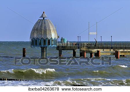 Tauchgondel an der Seebrucke von Zingst, Halbinsel Fischland-Darss-Zingst, Mecklenburg-Vorpommern, Deutschland, Europa View Large Photo Image Stock Photo - Tauchgondel an der Seebrucke von Zingst, Halbinsel Fischland-Darss-Zingst, Mecklenburg-Vorpommern, Deutschland, Europa. Fotosearch