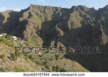 Picture - Teno-Gebirge, Masca, Teneriffa, Kanarische Inseln, Spanien, Europa. Fotosearch