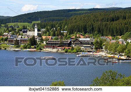 Titisee, Schwarzwald, Baden-Wurttemberg, Deutschland, Europa View Large Photo Image Stock Photography - Titisee, Schwarzwald, Baden-Wurttemberg, Deutschland, Europa. Fotosearch