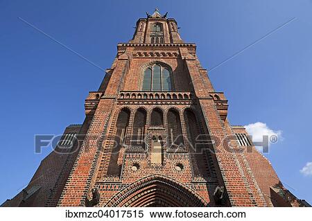 Turm, St. Nicolai, Neugotik, 1895, Kirche gebaut 1407 bis 1440, Backsteingotik, Luneburg, Niedersachsen, Deutschland, Europa View Large Photo Image Stock Photography - Turm, St. Nicolai, Neugotik, 1895, Kirche gebaut 1407 bis 1440, Backsteingotik, Luneburg, Niedersachsen, Deutschland, Europa. Fotosearch