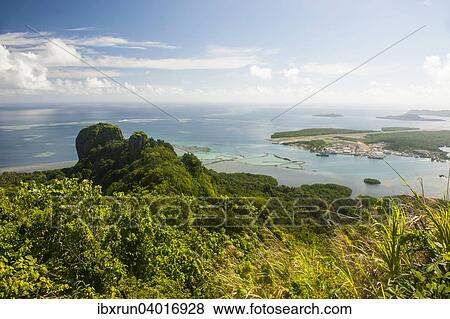 Uberblick mit Sokehs Rock, Insel Pohnpei, Mikronesien, Ozeanien View Large Photo Image Stock Photo - Uberblick mit Sokehs Rock, Insel Pohnpei, Mikronesien, Ozeanien. Fotosearch