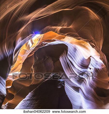Upper Antelope Canyon, Page, Arizona, USA, Nordamerika View Large Photo Image Stock Photo - Upper Antelope Canyon, Page, Arizona, USA, Nordamerika. Fotosearch
