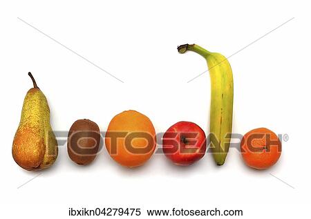 Verschiedene Obstsorten, Mandarine, Apfel, Birne, Banane, Kiwi, Orange View Large Photo Image Stock Photography - Verschiedene Obstsorten, Mandarine, Apfel, Birne, Banane, Kiwi, Orange. Fotosearch