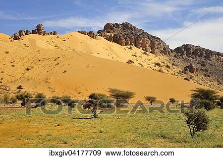 Von einer Sanddune fast zugedeckter Hugel, Strecke Atar nach Tidjikja, Region Adrar, Mauretanien, Afrika View Large Photo Image Stock Photo - Von einer Sanddune fast zugedeckter Hugel, Strecke Atar nach Tidjikja, Region Adrar, Mauretanien, Afrika. Fotosearch