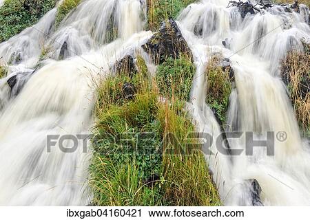 Wasserfall, Nationalpark Torres del Paine, Patagonien, Chile, Sudamerika View Large Photo Image Stock Image - Wasserfall, Nationalpark Torres del Paine, Patagonien, Chile, Sudamerika. Fotosearch