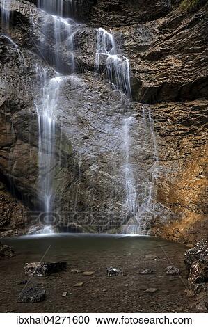 Wasserfall, Schleierfall, Bad Oberdorf bei Bad Hindelang, Allgau, Bayern, Deutschland, Europa View Large Photo Image Stock Image - Wasserfall, Schleierfall, Bad Oberdorf bei Bad Hindelang, Allgau, Bayern, Deutschland, Europa. Fotosearch