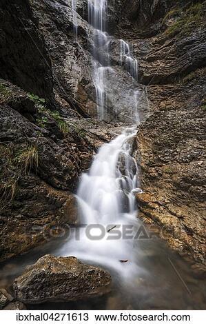 Wasserfall, Schleierfall, Bad Oberdorf bei Bad Hindelang, Allgau, Bayern, Deutschland, Europa View Large Photo Image Stock Image - Wasserfall, Schleierfall, Bad Oberdorf bei Bad Hindelang, Allgau, Bayern, Deutschland, Europa. Fotosearch